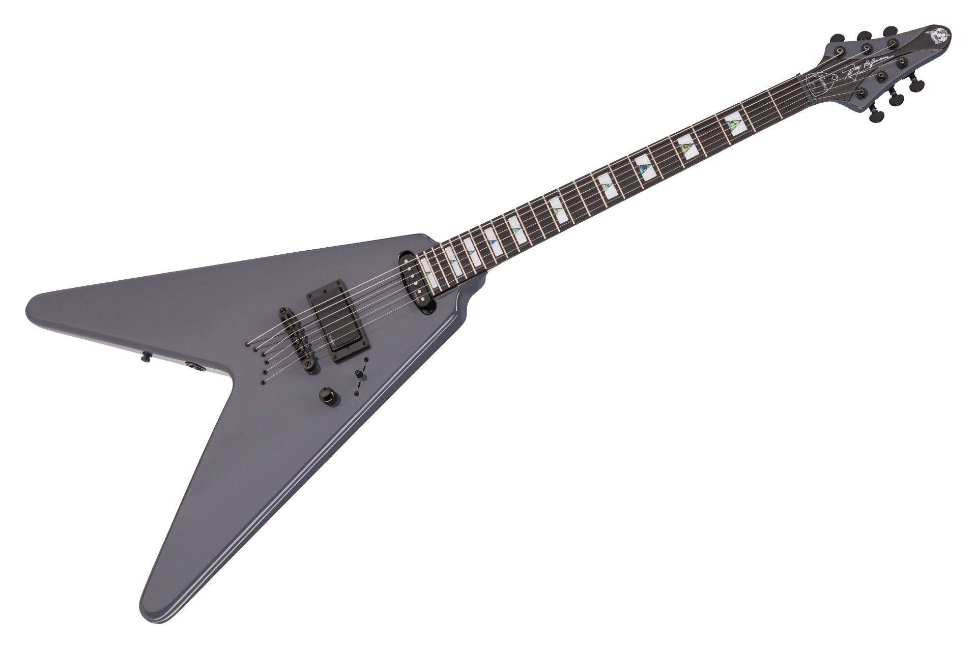 Artist Line Breaker WH-1 - Solid Overland Gray High Polish E-Gitarre